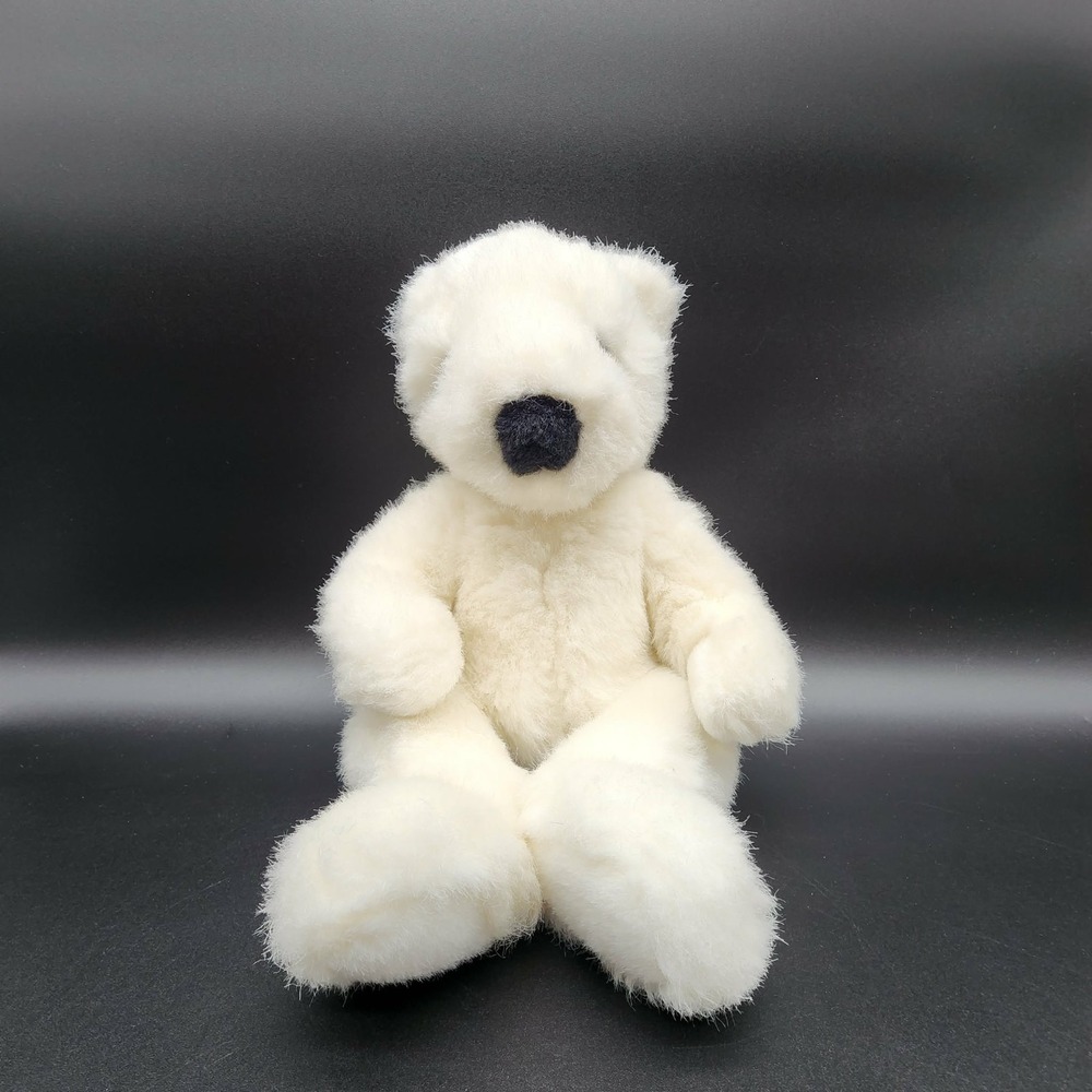 Ty‎ White Polar Bear Plush 1997 Vintage Beanie Buddy Soft Stuffed Animal Toy